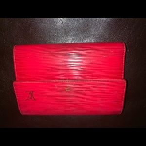 Louis Vuitton Epi Red wallet